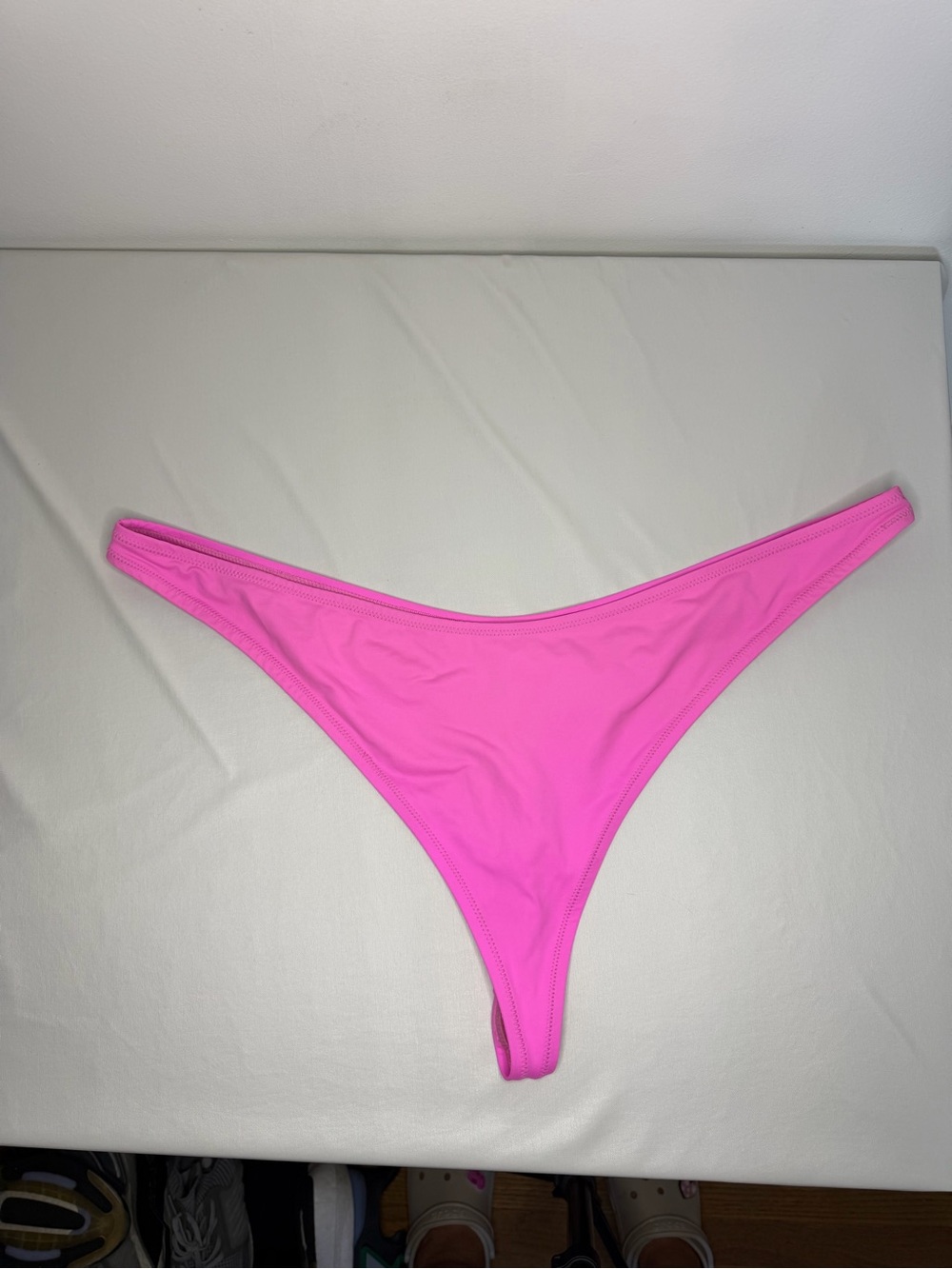SKIMS Hot Pink Thong Bikini Bottom – Size 3X